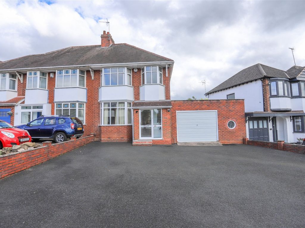 3 bed semi-detached house for sale in King Charles Road, Halesowen B62, £340,000