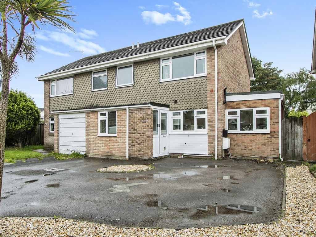 3 bed semi-detached house for sale in Gosling Close, Canford Heath, Poole, Dorset BH17, £365,000