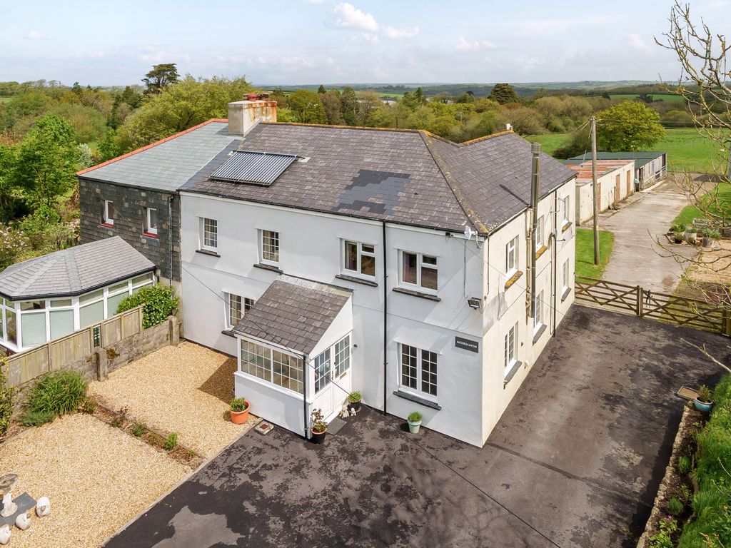 6 bed semi-detached house for sale in Boyton, Launceston PL15, £675,000