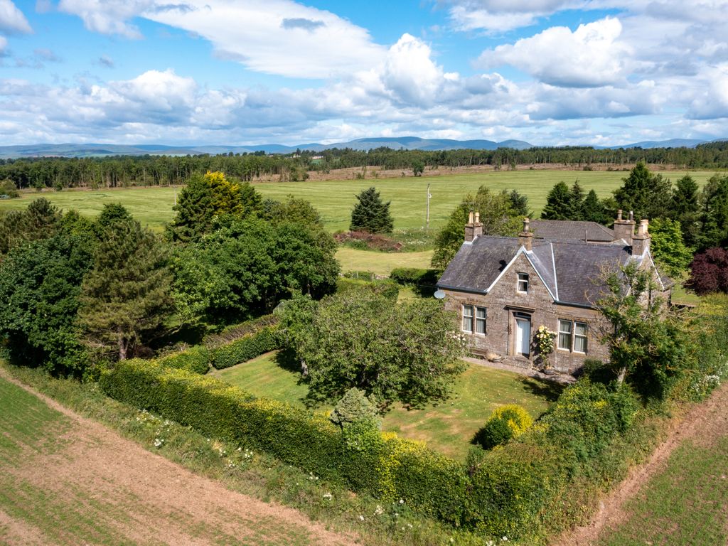 4 bed detached house for sale in Addicate Farmhouse, By Montrose, Angus DD10, £380,000