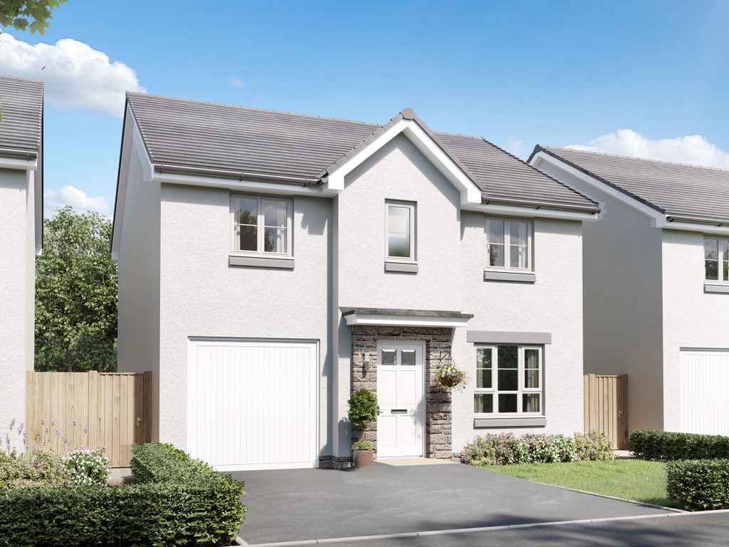 New home, 4 bed detached house for sale in "Fenton" at 1 Croftland Gardens, Cove, Aberdeen AB12, £289,995