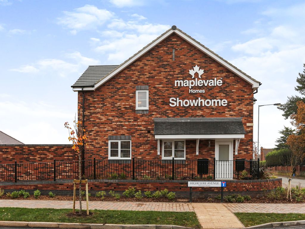 New home, 3 bed link-detached house for sale in Kingsview Meadow, Coton Lane, Tamworth B79, £375,000