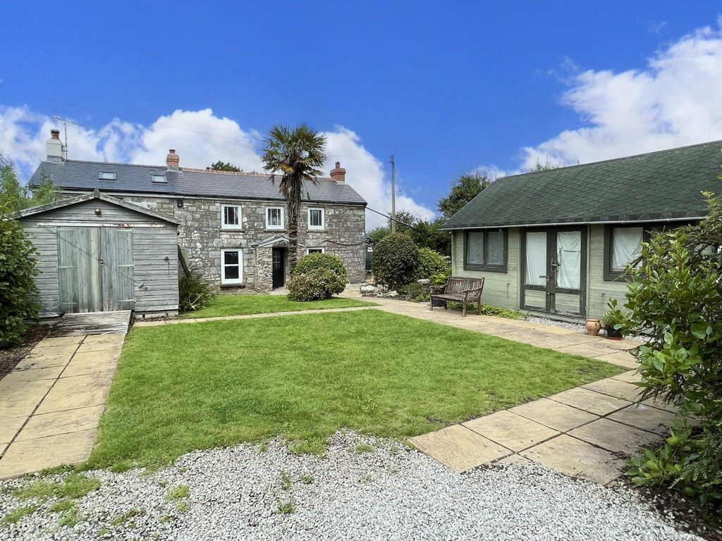 3 bed semi-detached house for sale in Packet Lane, Rosudgeon, Penzance TR20, £350,000