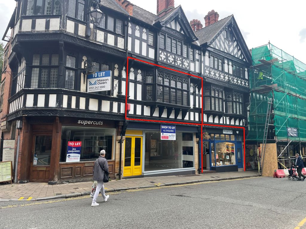 Retail premises to let in St. Werburgh Street, Chester CH1, £32,500 pa