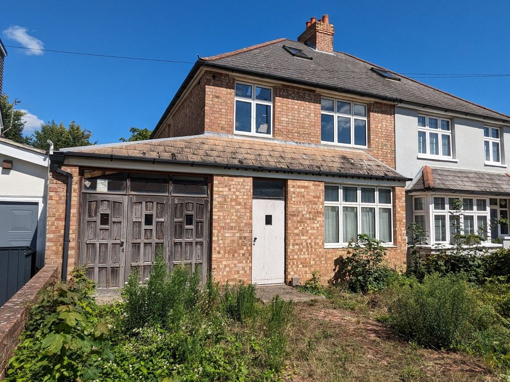 Semi-detached house for sale in Bridge Road, Chertsey, Surrey KT16, £350,000