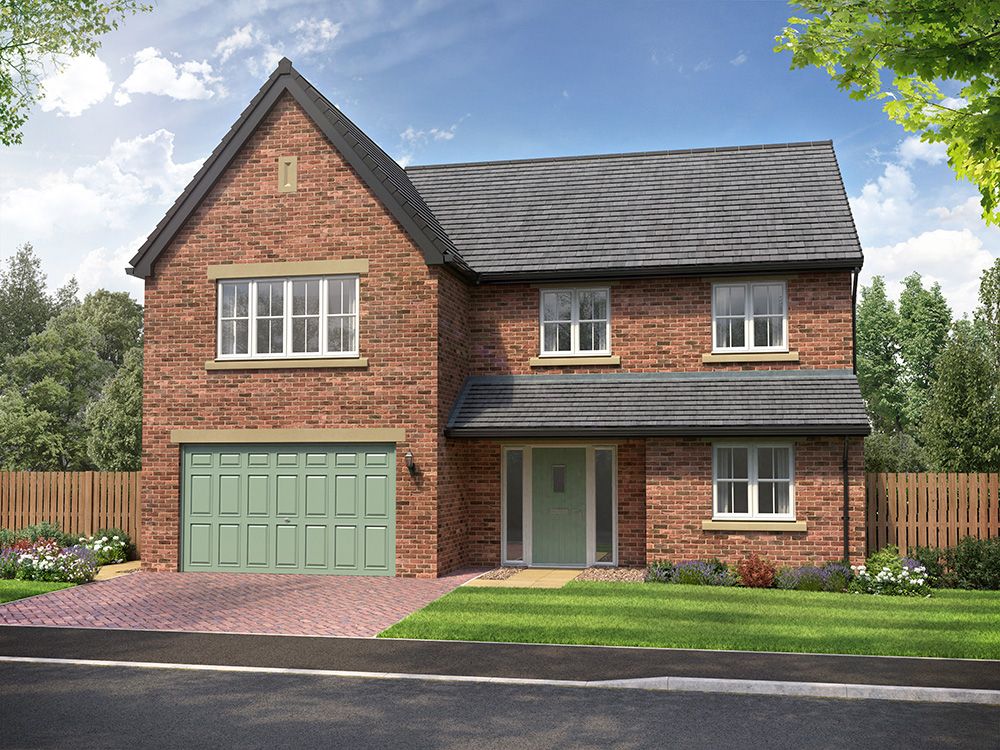 New home, 5 bed detached house for sale in "Cranford" at Harthwaite Gardens, Carleton Village, Penrith CA11, £469,950