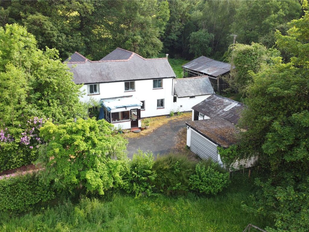 5 bed detached house for sale in Tylwch, Llanidloes, Powys SY18, £450,000