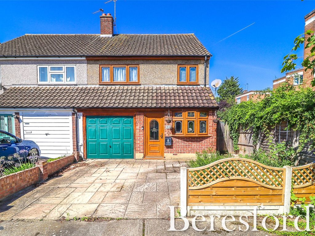 3 bed semi-detached house for sale in Tabrums Way, Upminster RM14, £425,000