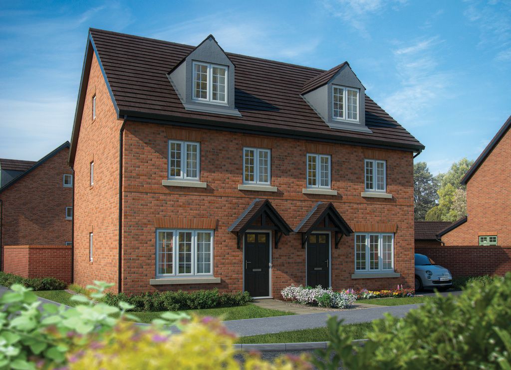 New home, 3 bed town house for sale in "The Beech" at Campden Road, Lower Quinton, Stratford-Upon-Avon CV37, £185,000