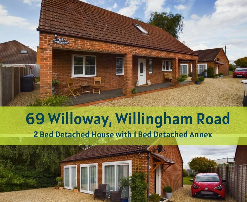 2 bed detached house for sale in Willingham Road, Market Rasen LN8, £375,000