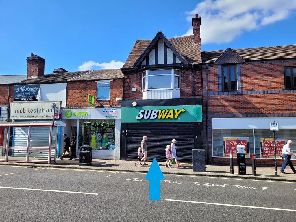 Retail premises to let in High Street, Harborne B17, £27,500 pa