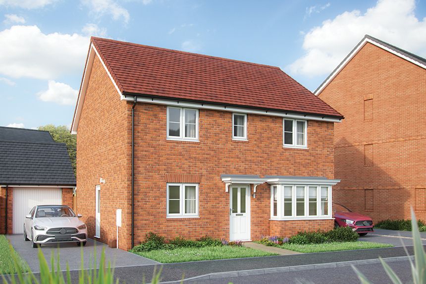 New home, 4 bed detached house for sale in "Pembroke" at Rudloe Drive Kingsway, Quedgeley, Gloucester GL2, £440,000