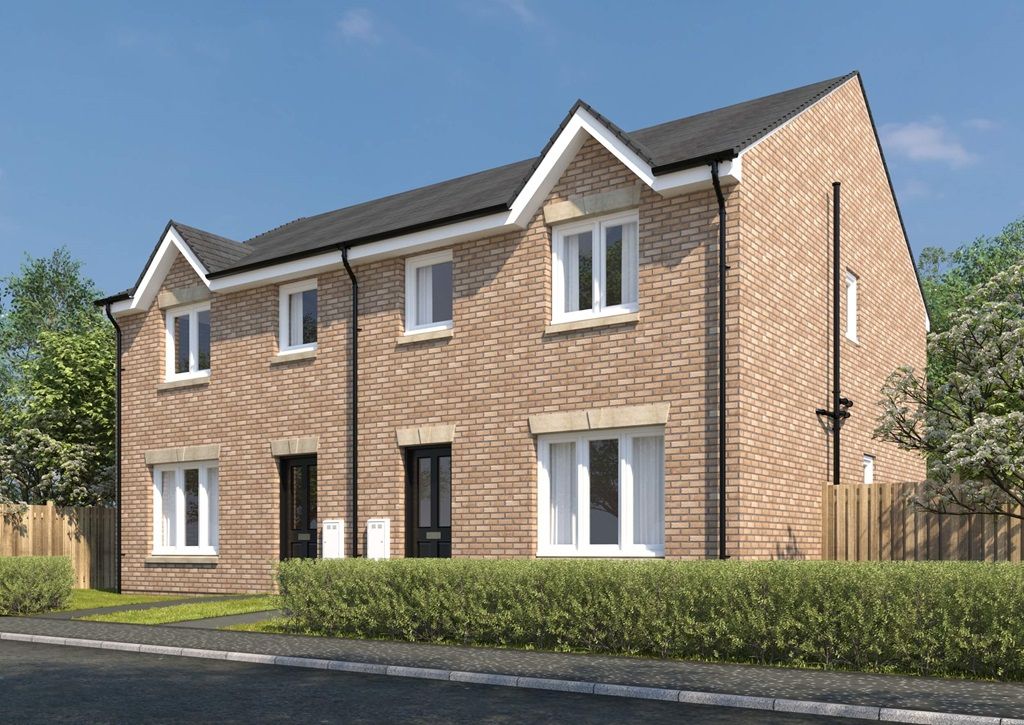 New home, 3 bed end terrace house for sale in "The Blair - Plot 70" at Glasgow Road, Ratho Station, Newbridge EH28, £309,995