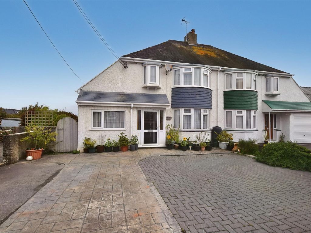 3 bed semi-detached house for sale in Aberporth, Cardigan SA43, £385,000