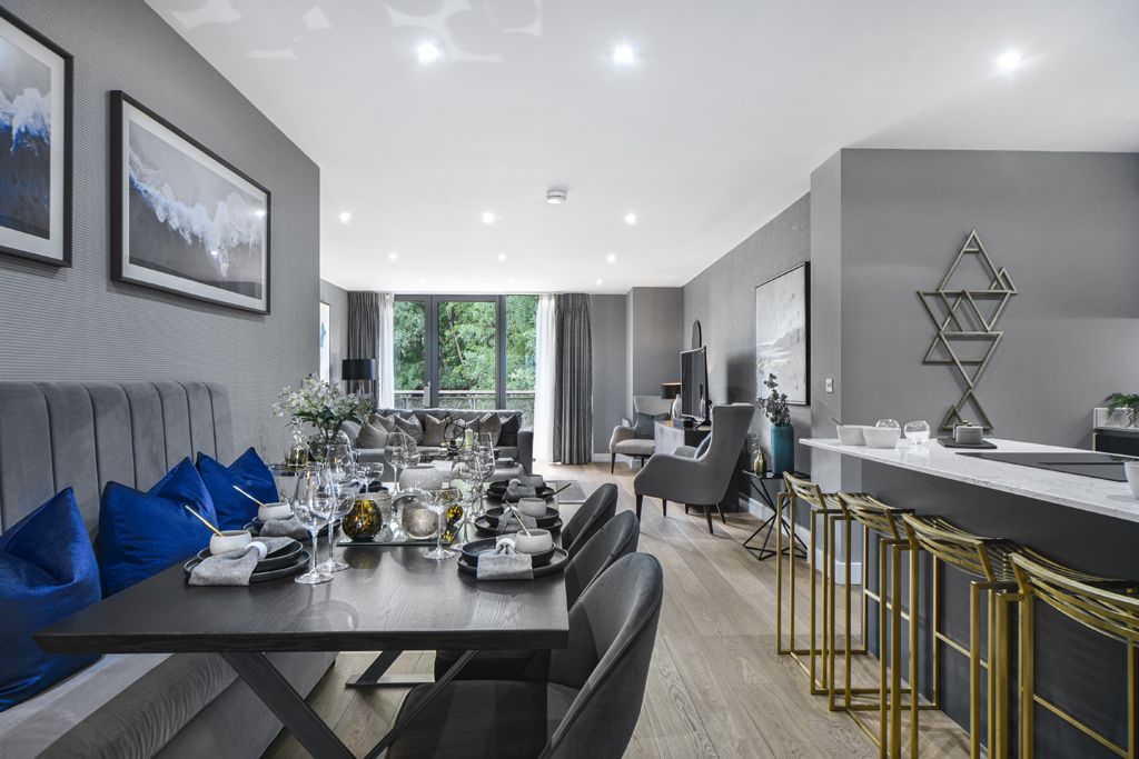 New home, 1 bed flat for sale in The Galleria At Greenwich Millennium Village, Greenwich SE10, £465,000