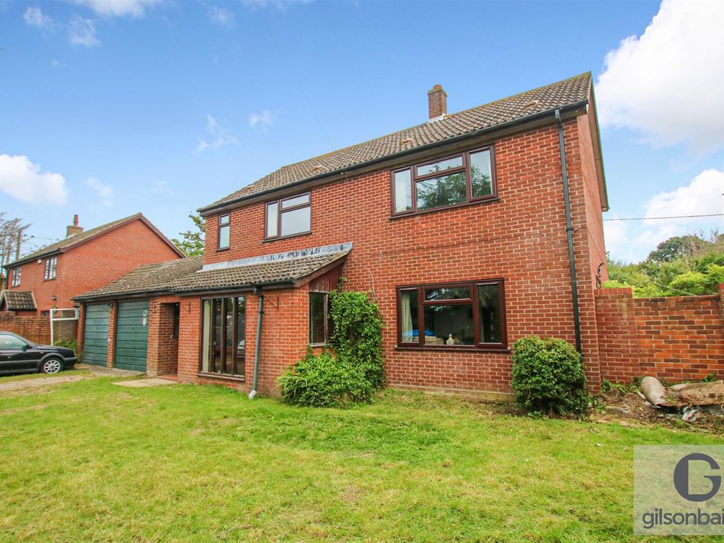 4 bed detached house for sale in Long Lane, Mulbarton, Norwich NR14, £450,000
