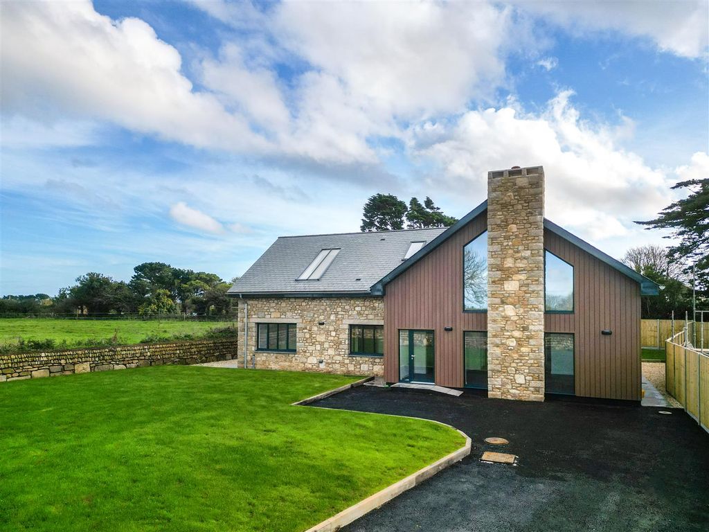 New home, 4 bed detached house for sale in Dola Lane, Rosudgeon, Penzance TR20, £875,000