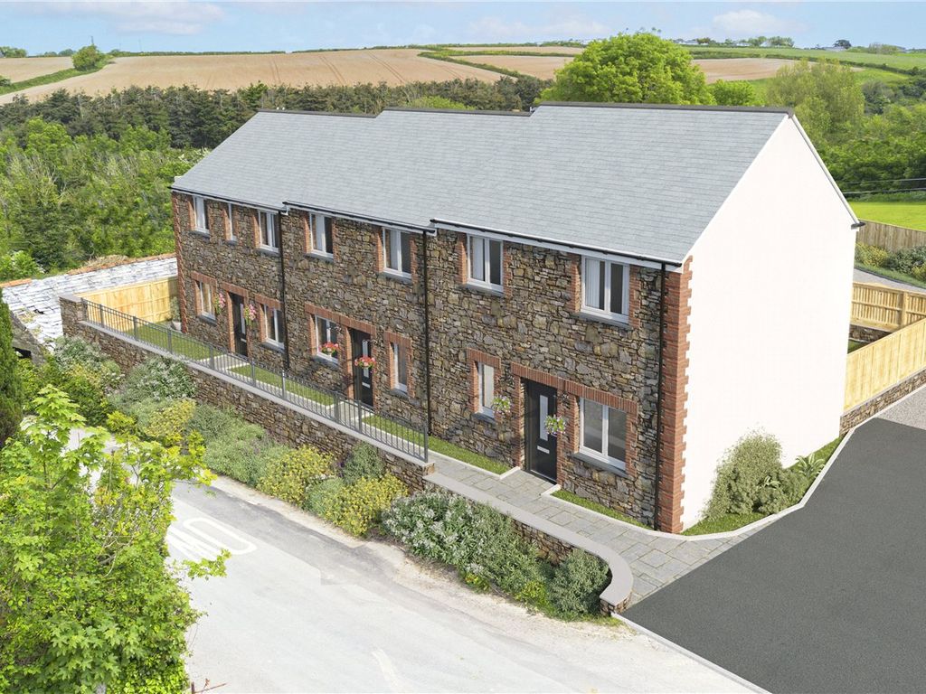 New home, 3 bed terraced house for sale in Trenance, St. Issey, Wadebridge, Cornwall PL27, £400,000