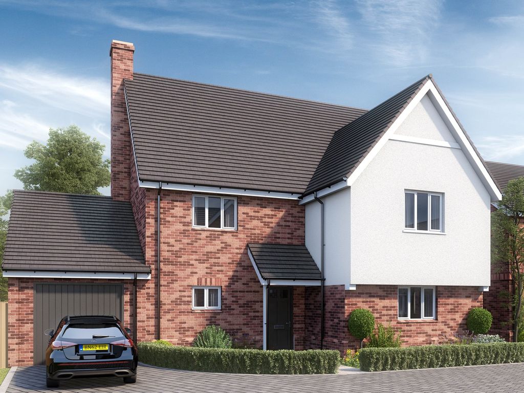 New home, 4 bed detached house for sale in St George's Way, Boxted Road, Mile End, Colchester CO4, £650,000