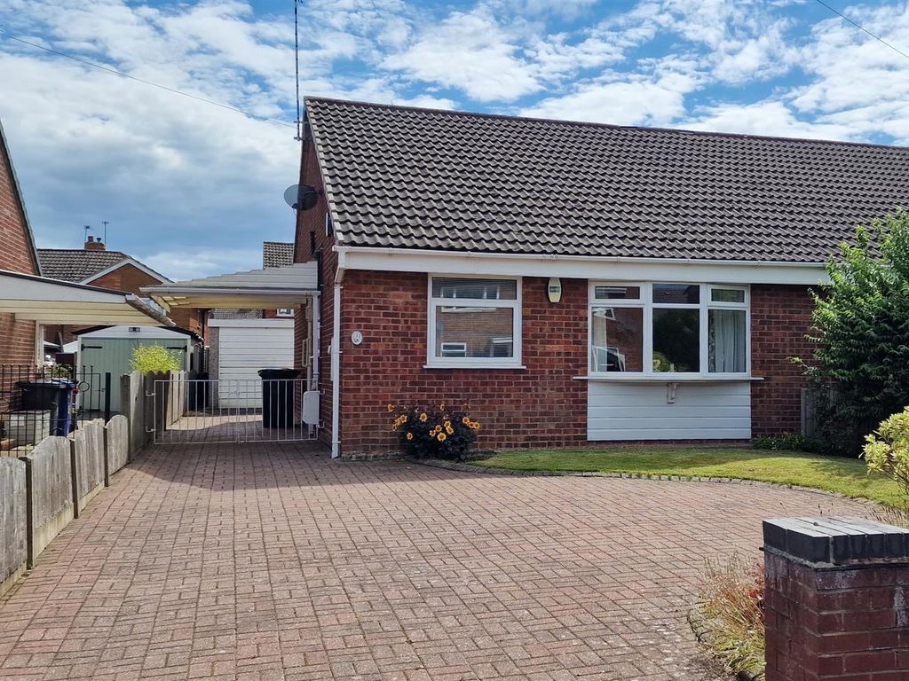 2 bed semi-detached bungalow for sale in Hallam Road, Uttoxeter ST14, £189,950