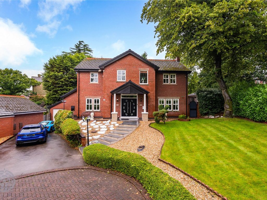 5 bed detached house for sale in Lamphey Close, Bolton, Lancashire BL1, £760,000