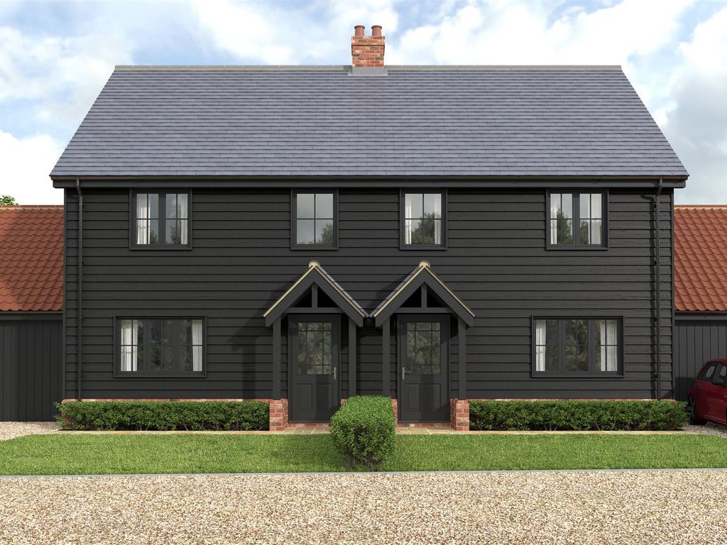 3 bed semi-detached house for sale in Tye Green, Barking, Ipswich IP6, £365,000