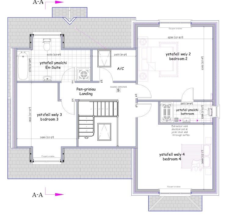 New home, 4 bed detached house for sale in 1 Cae Crug, Penrhiwllan, Llandysul SA44, £455,000