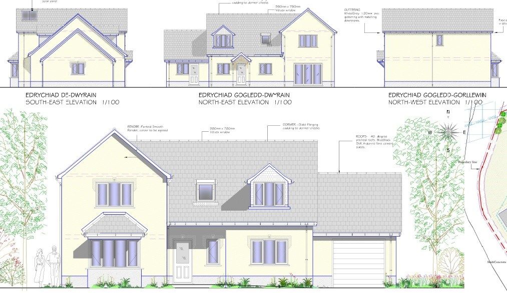 New home, 4 bed detached house for sale in 1 Cae Crug, Penrhiwllan, Llandysul SA44, £455,000
