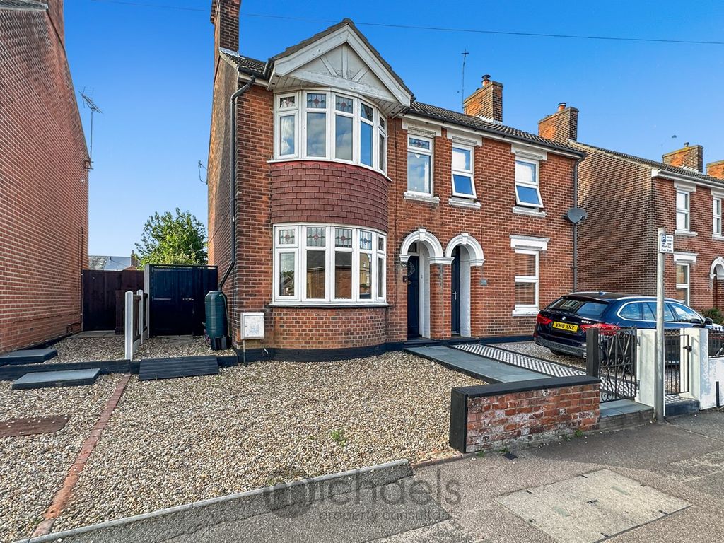 3 bed semi-detached house for sale in Butt Road, Colchester CO3, £350,000