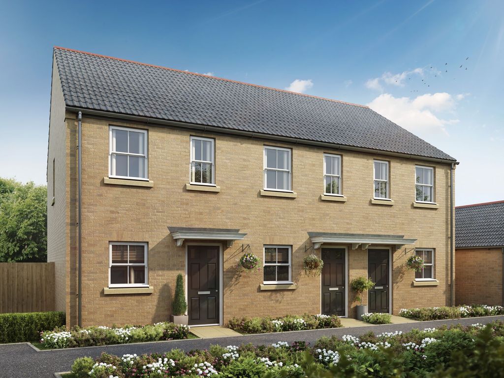 New home, 2 bed end terrace house for sale in Plot 227, "The Sandpiper", The Meadows, Dunholme LN2, £134,750