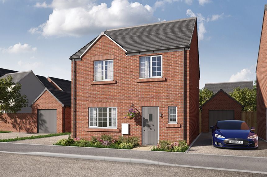 New home, 4 bed detached house for sale in "The Mylne" at The Green, Lyneham, Chippenham SN15, £399,995