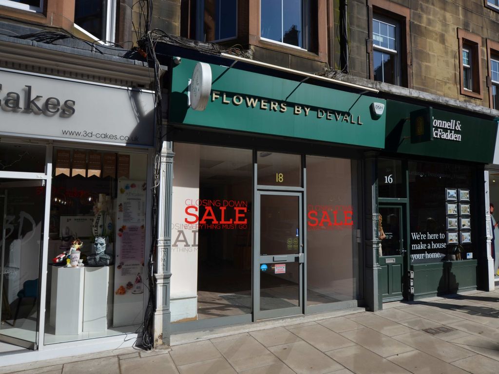 Retail premises to let in Roseburn Terrace, Edinburgh EH12, £13,500 pa