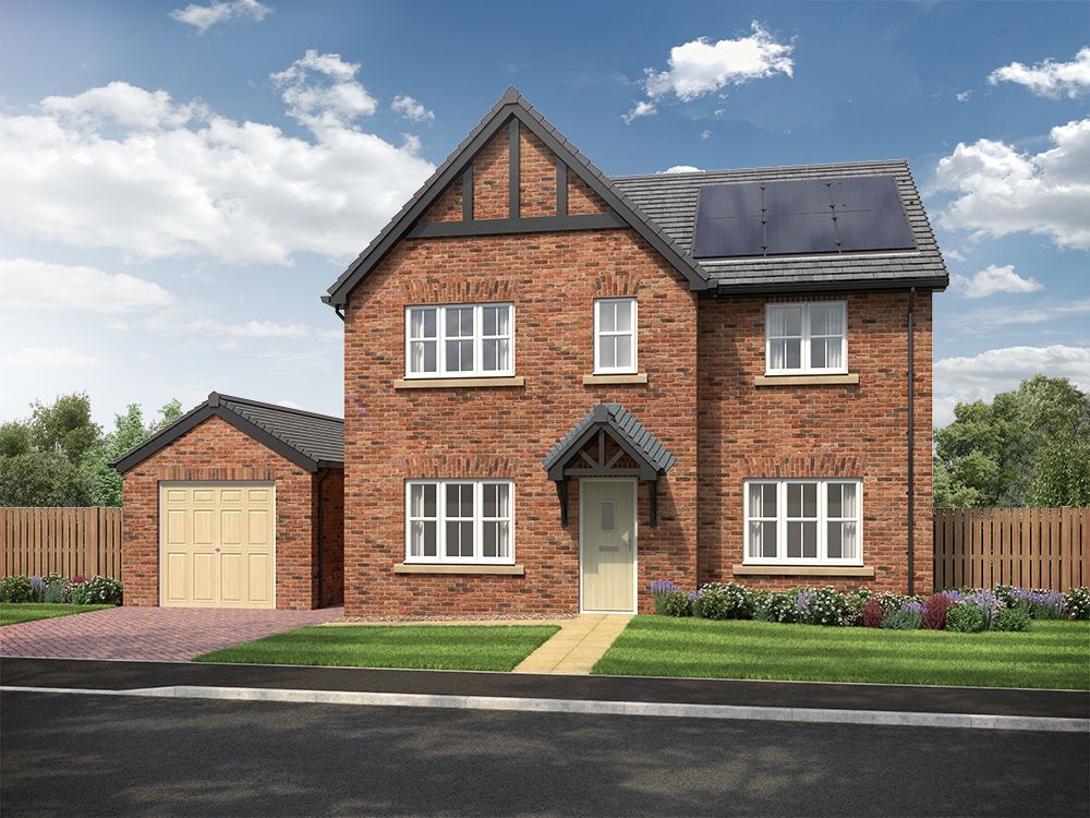 New home, 4 bed detached house for sale in "Robinson" at Durham Lane, Stockton-On-Tees, Eaglescliffe TS16, £359,995