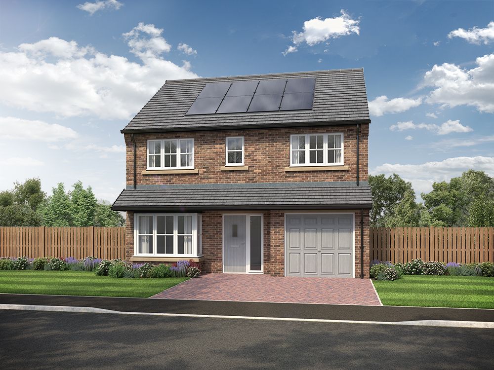 New home, 4 bed detached house for sale in "Ferguson" at Durham Lane, Stockton-On-Tees, Eaglescliffe TS16, £309,995