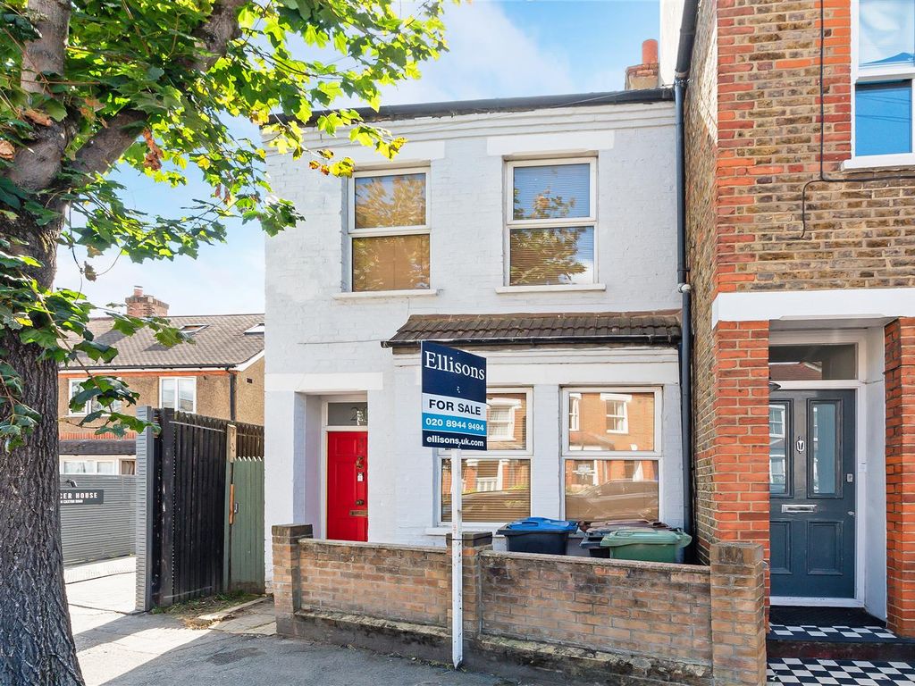 3 bed end terrace house for sale in Caxton Road, London SW19, £825,000