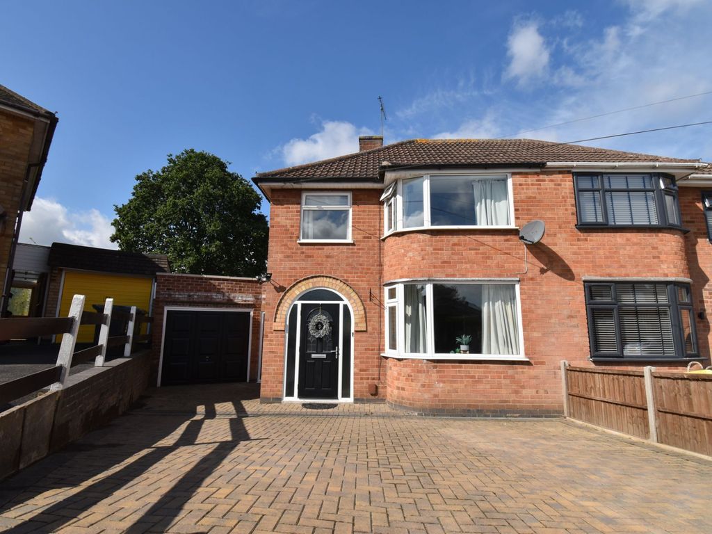 3 bed semi-detached house for sale in Sedgefield Drive, Thurnby, Leicester LE7, £350,000