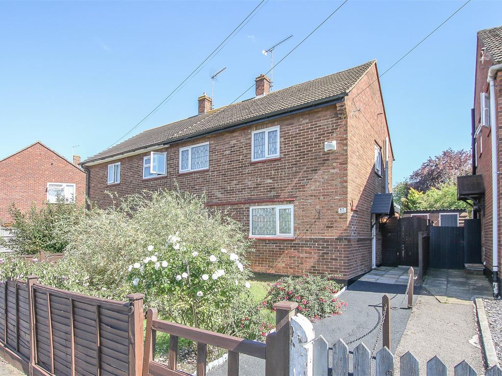3 bed semi-detached house for sale in Queensway, Ongar CM5, £375,000
