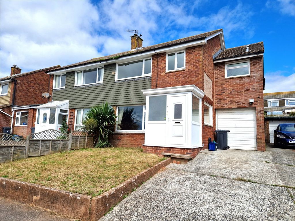 4 bed semi-detached house for sale in Birchwood Road, Exmouth EX8, £340,000