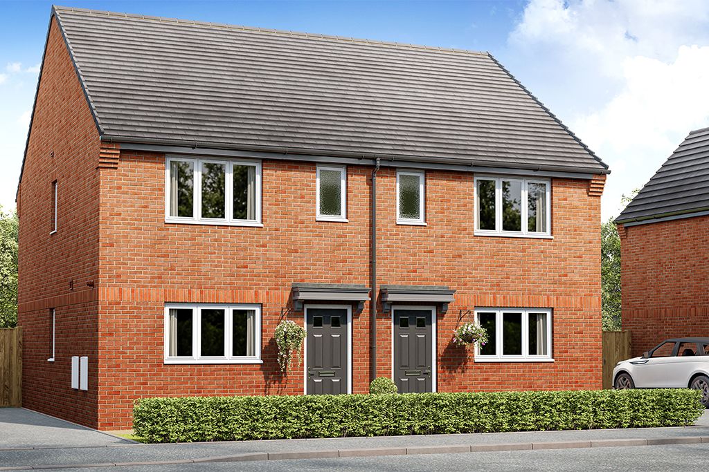 New home, 3 bed semi-detached house for sale in "The Hexham" at Ullswater Crescent, Leeds LS15, £232,995