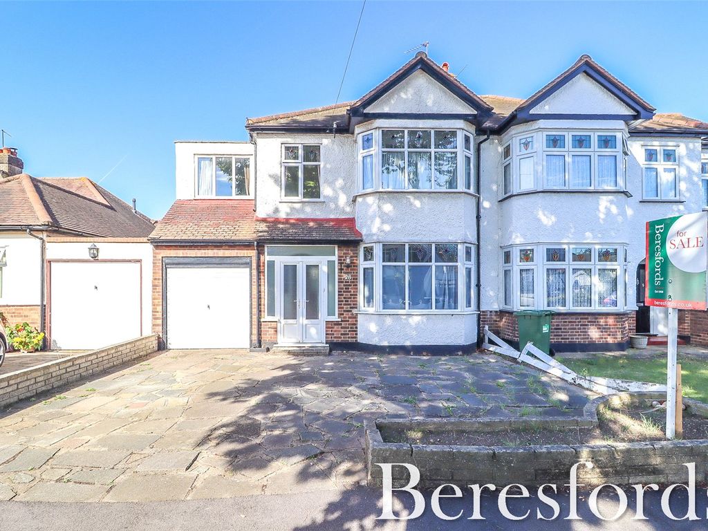 4 bed semi-detached house for sale in Acacia Drive, Upminster RM14, £600,000