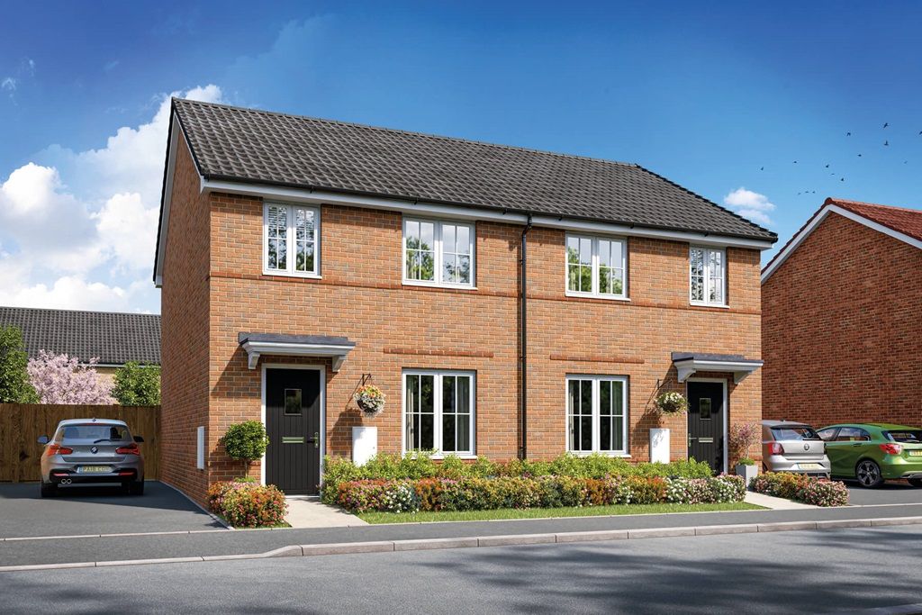 New home, 3 bed semi-detached house for sale in "The Gosford - Plot 124" at Chapel Lane, Bingham, Nottingham NG13, £290,000