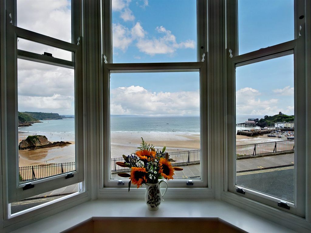 2 bed flat for sale in Paxton Court, White Lion Street, Tenby SA70, £395,000