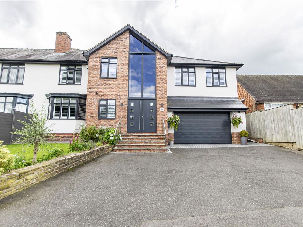 5 bed semi-detached house for sale in Derby Road, Wingerworth, Chesterfield S42, £750,000