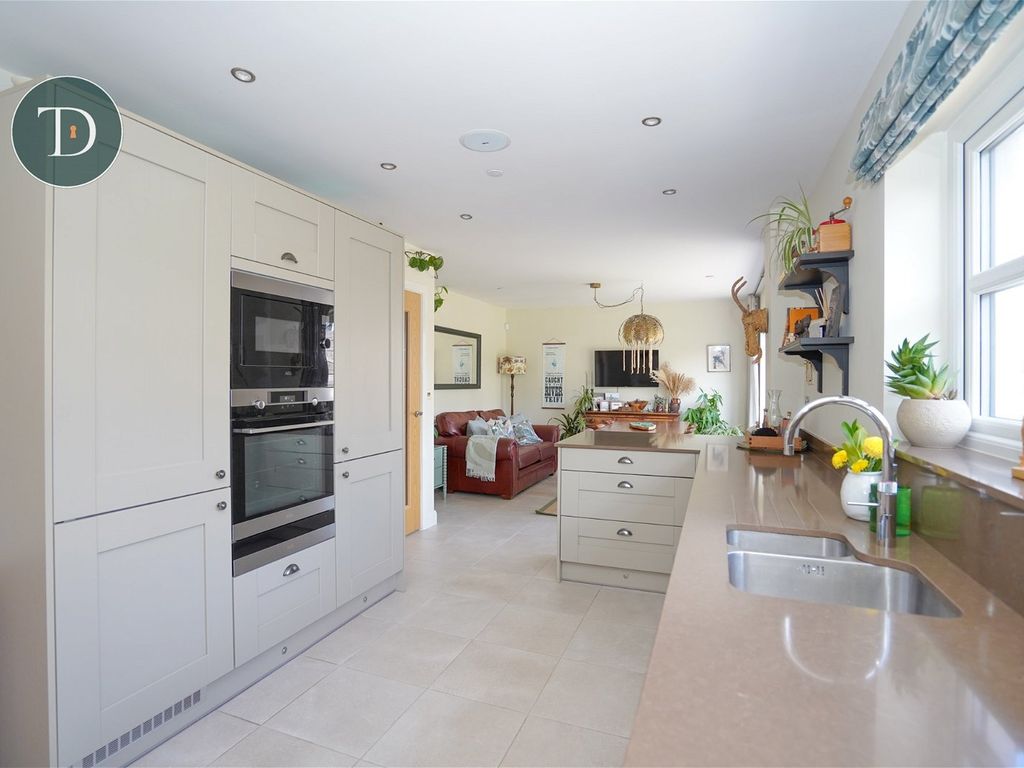 4 bed detached house for sale in Lon Caer Seion, Conwy LL32, £595,000