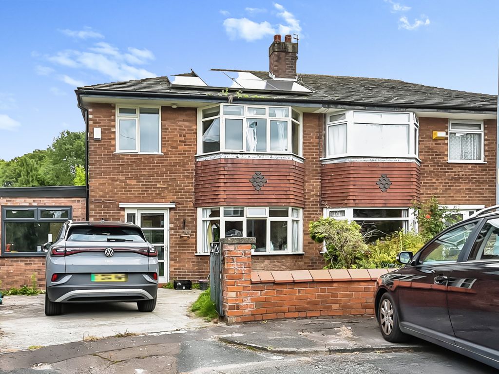 4 bed semi-detached house for sale in Holwood Drive, Whalley Range, Greater Manchester M16, £550,000