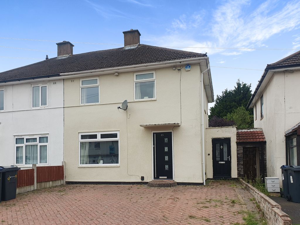 2 bed semi-detached house for sale in Condover Road, Northfield, Birmingham B31, £190,000