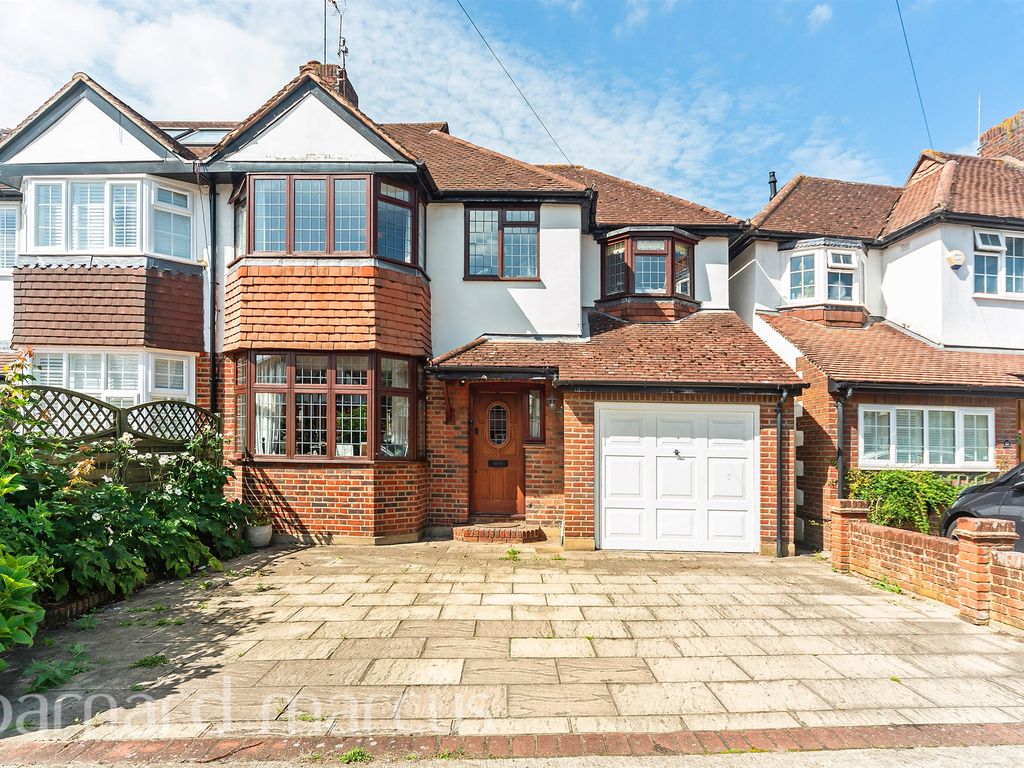 4 bed semi-detached house for sale in Hollington Crescent, New Malden KT3, £700,000