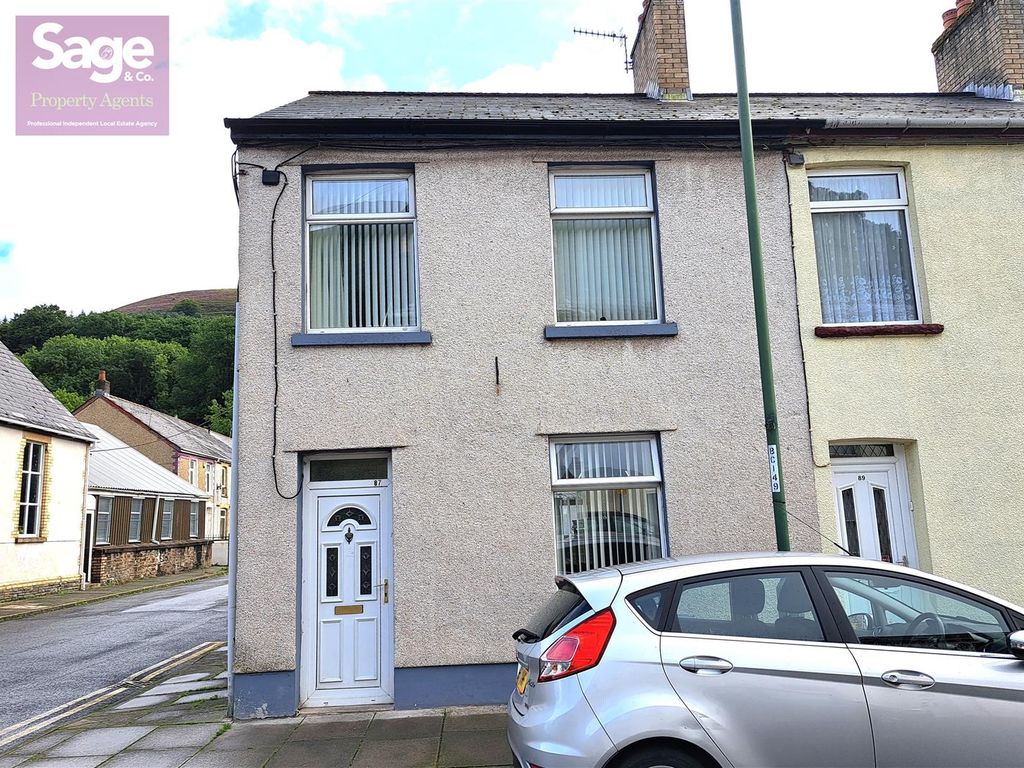3 bed end terrace house for sale in Marine Street, Cwm, Ebbw Vale NP23, £127,000