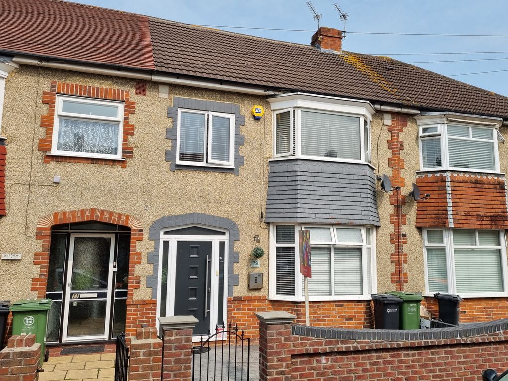 3 bed terraced house for sale in Rosebery Avenue, Cosham, Portsmouth PO6, £375,000