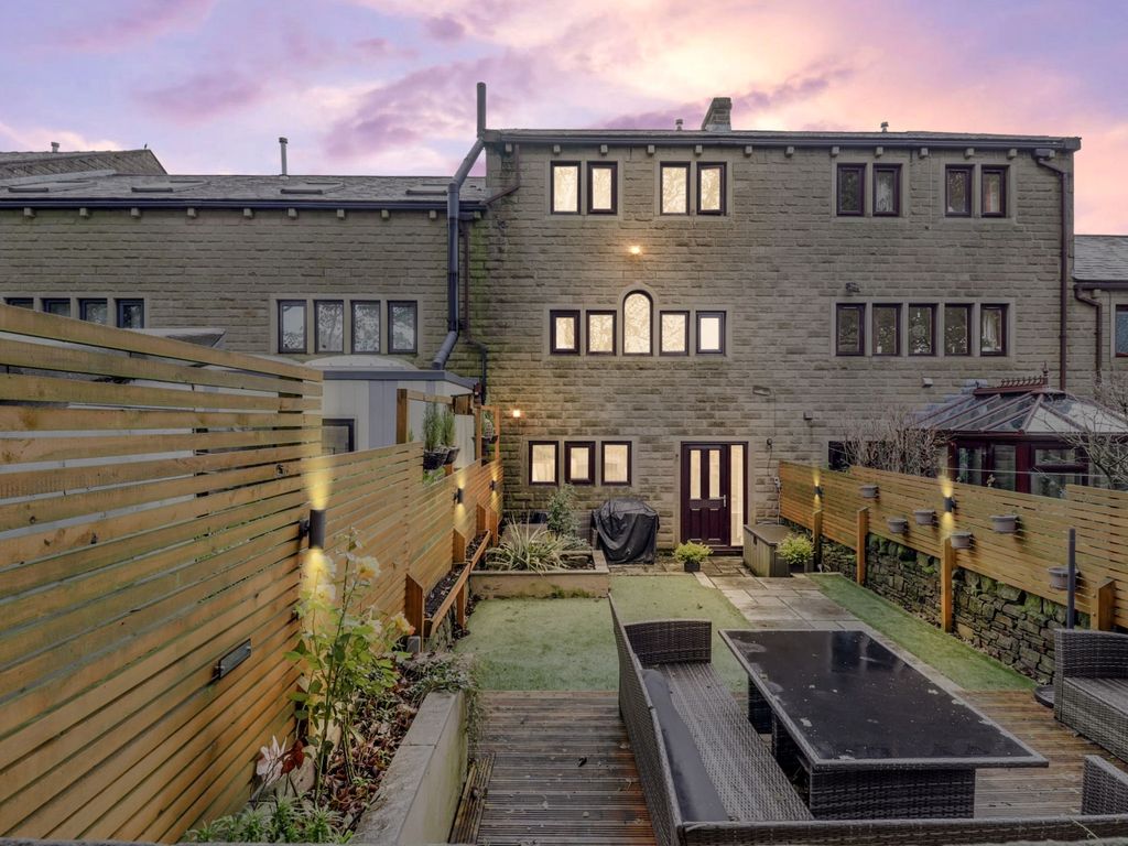 4 bed terraced house for sale in 24 Hepton Drive, Heptonstall, Hebden Bridge HX7, £450,000